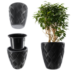 Lillepott Lillepott kaanega antratsiit 32,5cm