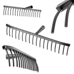 Kivist terasest 18-hambaline aiareha ilma k&auml;epidemeta