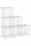 Modulaarne metallkapp x6 33x33x33cm, valge