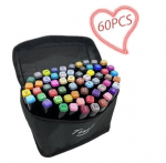 Happy People M60 Kahepoolsed markerid-otsad pastakad Decoartlt, 60 tk