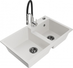 Graniidist k&ouml;&ouml;givalamu Mexen Tomas koos segisti ja sifooniga, valge/must