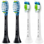 Elektrilise hambaharja otsik Philips DiamondClean otsikud x2 Plaque Defense Black x2