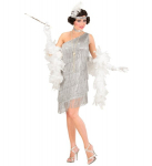 "FLAPPER" (kleit, kaelakee, sulgedega peapael)