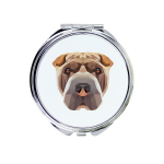 Shar Pei - peegel pildiga ja geomeetrilise m&auml;rgiga br&auml;ndilt Art-Dog, XS
