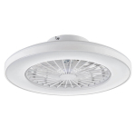 Laevalgusti-ventilaator Panama Led &Oslash;50cm, koos puldiga, valge