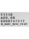 Bosch Siemens MOODUL 3EB915BR 3EB920LQ Originaal 00745793