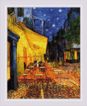 Ristpiste komplekt Riolis. "Kohviku terrass &ouml;&ouml;sel p&auml;rast V. Van Goghi maali" 40x50 RIOL2217