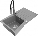 Graniidist k&ouml;&ouml;givalamu Mexen Cesar segisti ja sifooniga, Grey/Black/Chrome