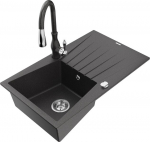 Graniidist k&ouml;&ouml;givalamu Mexen Cesar segisti ja sifooniga, Black granite