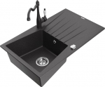 Graniidist k&ouml;&ouml;givalamu Mexen Cesar segisti ja sifooniga, Black granite