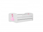 Lastevoodi ilma madratsita/sahtliga Kocot Kids BabyDreams White princess, valge