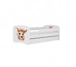 Lastevoodi madratsiga Kocot Kids BabyDreams White bambi, valge