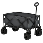 Kokkupandav k&auml;ru 360&deg; aiak&auml;ru transpordik&auml;ru teleskoopsangaga reguleeritava k&auml;epideme k&otilde;rgusega rannak&auml;ru kuni 70 kg kandev&otilde;imega Metall Oxford tumehall 108 x 55 x 59-89 cm