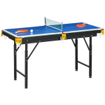 Sportnow multigame m&auml;ngulaud 2in1, 140x63x60-80cm, roheline