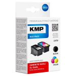 KMP tindikassett C97V Multipack BK/v&auml;rviline asendustoode: PG-545/CL-546 XL