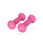 Hantlid 2 x 0,5 kg,11,5x4,5x5cm,roosa