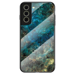 &bdquo;Marble&ldquo; K&otilde;va silikoon (TPU) kaaned - sinine (Galaxy S21 FE 5G)