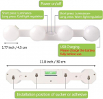 LED kosmeetiline peegli valgus