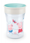 Tass Nuk Peppa Pig Magic Cup, t&uuml;rkiissinine, 8+ kuud, 230 ml