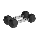 Kummiga kaetud malmist hantlid Rebel Active Hex 2x2kg