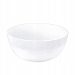 Valge salatikaussi suupistete salatite jaoks 1850 ml Wilmax