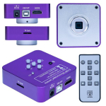 Mikroskoobi kaamera Puppis Pink PRO KMPPP-HDMI-USB &ndash; 51MP sensor, HDMI ja USB &uuml;hendus, FullHD video