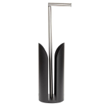 Tualettpaberihoidja, metall, must