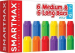 Magnetkonstruktor Smartmax Xtension 6 l&uuml;hikest & 6 pikka plokki