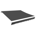vidaXL varikatuse riie, antratsiit, 350 x 250 cm