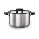 Roostevabast terasest pott Fiskars Hard Face 1052241, 5 L/22 cm