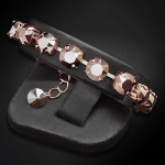 K&auml;ev&otilde;ru naistele DiamondSky &bdquo;Classic II (Rose Gold)&ldquo; Swarovski kristallidega