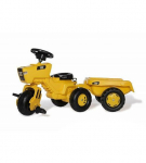 Laste traktor CAT pedaalide ja haagisega Rolly Toys rollyTrac, 2.5-5a.,
