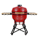 Kamado grill koos lisadega Zyle XX Large, ZY26KSRDSET, 66 cm, punane