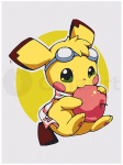 Maalimiskomplekt numbrite j&auml;rgi, Pikachu 15x20