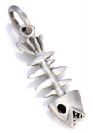 Bico "Fishbones" satiin h&otilde;bedane viimistletud ripats (E58)