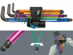Wera pikkade kuuskant L-v&otilde;tmete kmpl 1,5-10mm 9 osa, Multicolour, BlackLaser ja hoidmis funktsioon 950 SPKL/9 SM N