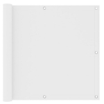 vidaXL r&otilde;dusirm, valge, 90 x 300 cm, oxford-kangas