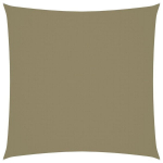 vidaXL oxford-kangast p&auml;ikesepuri, kandiline, 4 x 4 m, beež