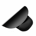 Hiirepad - EWENT - Ewent koos geelk&auml;ega - Must - Ergonoomiline - Geel