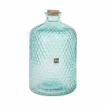 Klaasist pudel - LA MEDITERR&Aacute;NEA - 5 L - Mitmev&auml;rviline - 18,5 x 18,5 x 31 cm - Graveeritud