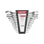 GEDORE punane Double open-ended Spanner Set 12-osaline short