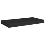 seinariiul | Ujuvad riiulid | Rippuv riiul, must, 50 x 23 x 3,8 cm MDF CFE507242