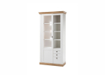 Vitriinkapp Imv Landhaus, 102 cm, valge m&auml;nd/tamm