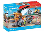 Playmobil klotsid Set z Action Heroes 71750 Ciężar&oacute;wka budowlana z dźwigiem