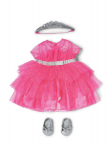 Nukule kleit, kingad ja tiaara Zapf Baby Born Princess Outfit 837283, 43 cm