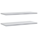 seinariiul | Ujuvad riiulid | Rippuv riiulid 2 tk, 100x40x3 cm, h&otilde;bedane, roostevaba teras CFE129975