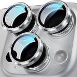 Evelatus Apple iPhone 16 Pro / 16 Pro Max Kaamera Objektiivi Kaitsja Armor Valge Titaanium
