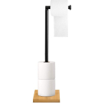Wc-Paberi Hoidjad Rea P70505 Black 15X15X56Cm