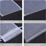 Organza kotid, 25 tk, Juoda