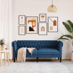Chesterfield 2-kohaline diivan, sinine, kangas CFE43475